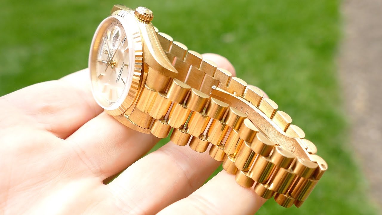 How Much is a 18k Gold Rolex Watch?